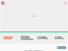 Tablet Screenshot of longboardliving.com